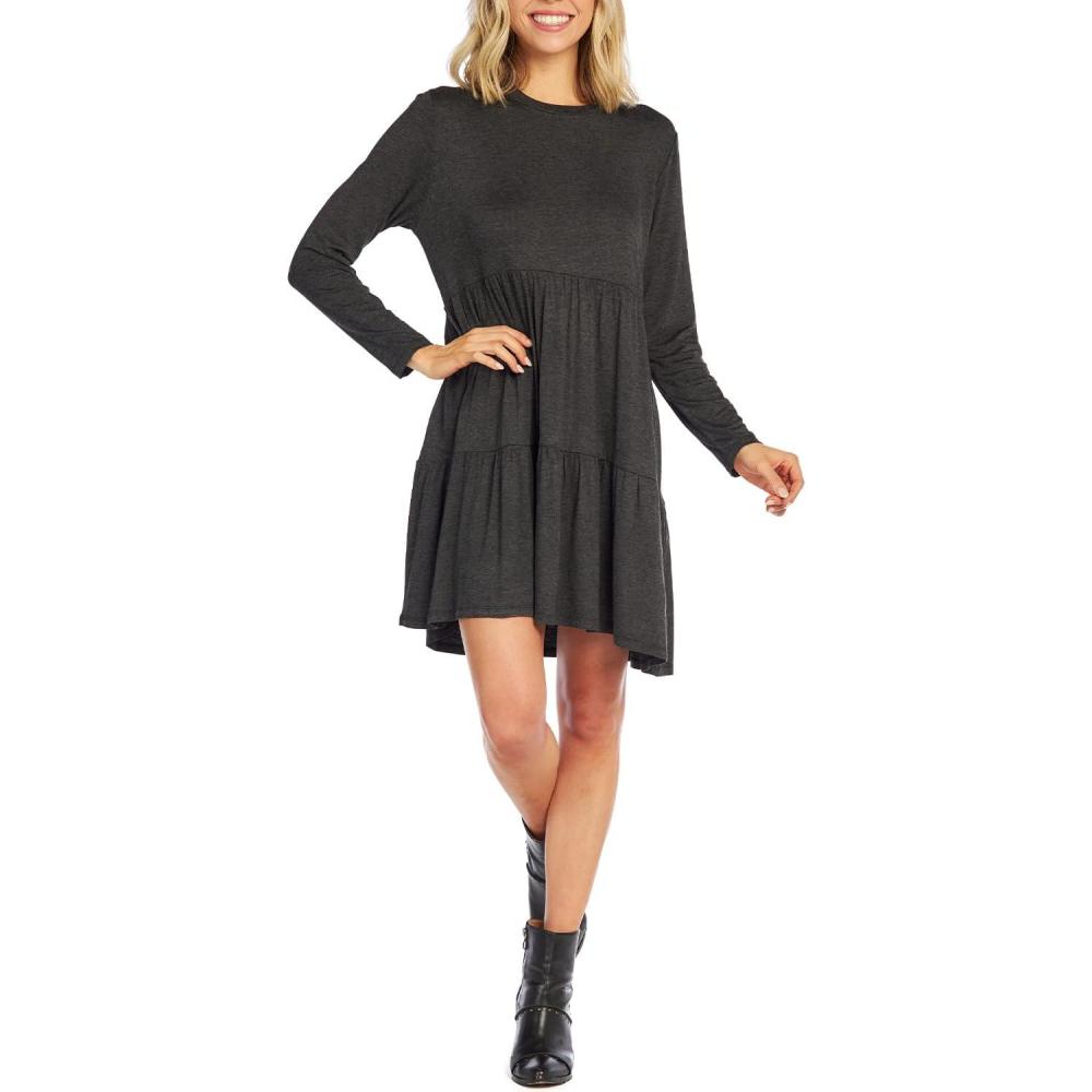 image:imageMud Pie Womens Mud Pie Minnie Tiered Womens DressCharcoal