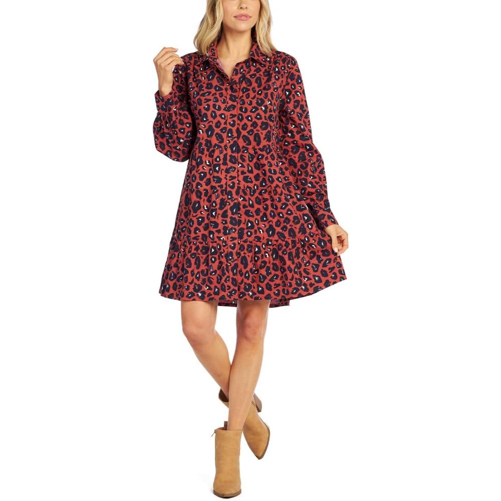 image:imageMud Pie Womens Mud Pie Polly Tiered Womens DressRust