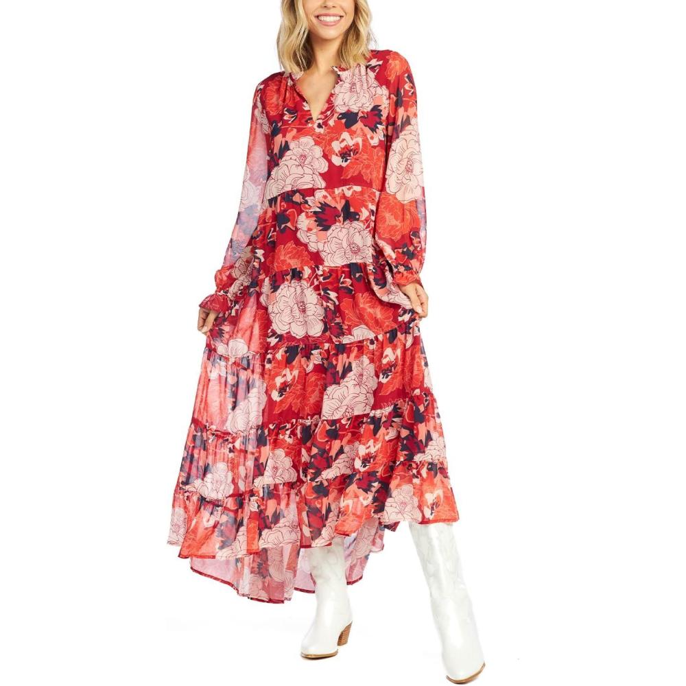 image:imageMud Pie Womens Mud Pie Simone Womens Maxi DressRed