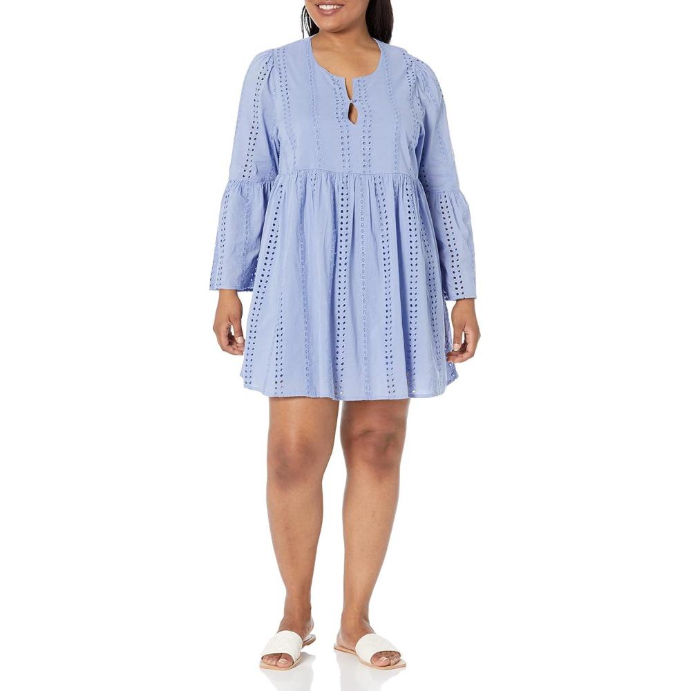 image:imageMud Pie Womens Raylee Eyelet DressBlue