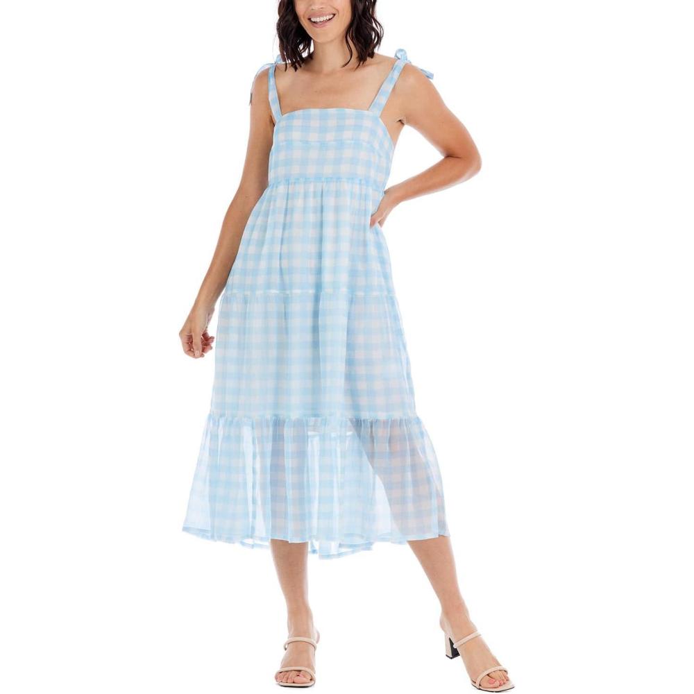 image:imageMud Pie Womens Womens Vivianne Midi DressBlue