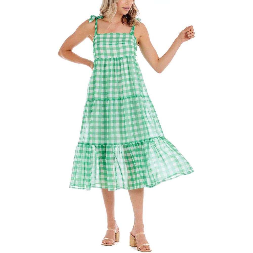 image:imageMud Pie Womens Womens Vivianne Midi DressGreen