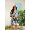 Mud Pie Atlanta(Black Gingham)