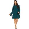 Mud Pie Merritt Flounce Womens Dress(Green)