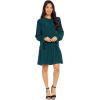 Mud Pie Merritt Flounce Womens Dress(Green)