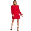Mud Pie Merritt Flounce Womens Dress(Red)
