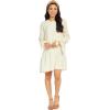 Mud Pie Merritt Flounce Womens Dress(White)