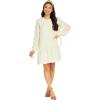 Mud Pie Merritt Flounce Womens Dress(White)