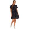 Mud Pie Poncey Dress(Black Leopard)