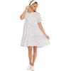 Mud Pie Poncey Dress(Gray Leopard)