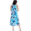 Mud Pie Women’s Annie Mock-Neck Dress(Blue)