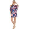 Mud Pie Women’s Birdie Ruffle(Blue)