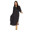 Mud Pie Women’s Clemmy Womens Maxi Dress(Black)