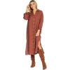 Mud Pie Women’s Clemmy Womens Maxi Dress(Rust)