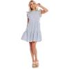 Mud Pie Women’s Dewberry Women’s Sleeveless Tiered Flounce Dress(Blue)