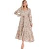 Mud Pie Women’s Dolan Maxi Dress(Tan)