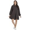 Mud Pie Women’s Kristy Sweatshirt Dress(Black)