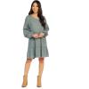 Mud Pie Women’s Mud Pie Kynlee Womens Dress(Green)