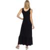 Mud Pie Women’s Mud Pie Lowe Women’s Sleeveless Maxi Dress(Black)