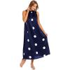 Mud Pie Women’s Mud Pie Lowe Women’s Sleeveless Maxi Dress(Navy)