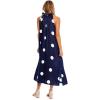 Mud Pie Women’s Mud Pie Lowe Women’s Sleeveless Maxi Dress(Navy)