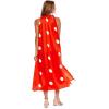 Mud Pie Women’s Mud Pie Lowe Women’s Sleeveless Maxi Dress(Orange)