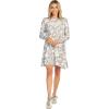 Mud Pie Women’s Mud Pie Minnie Tiered Womens Dress(Gray)