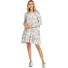 Mud Pie Women’s Mud Pie Minnie Tiered Womens Dress(Gray)
