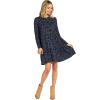 Mud Pie Women’s Mud Pie Minnie Tiered Womens Dress(Navy)
