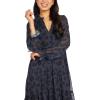 Mud Pie Women’s Mud Pie Simone Womens Maxi Dress(Navy)