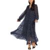 Mud Pie Women’s Mud Pie Simone Womens Maxi Dress(Navy)