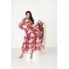 Mud Pie Women’s Mud Pie Simone Womens Maxi Dress(Red)