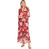 Mud Pie Women’s Mud Pie Simone Womens Maxi Dress(Red)
