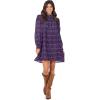Mud Pie Women’s Mud Pie Women Bennington Smocked Dress(Blue)