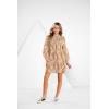 Mud Pie Women’s Mud Pie Women Bennington Smocked Dress(Brown)
