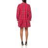 Mud Pie Women’s Mud Pie Women Shannon Plaid Dress(Red)