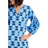Mud Pie Women’s Mud Pie Women’s Balloon Sleeve Dress(Blue)