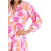 Mud Pie Women’s Mud Pie Women’s Balloon Sleeve Dress(Pink)