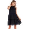 Mud Pie Women’s Mud Pie Women’s Biles Eyelet Dress(Black)