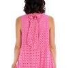 Mud Pie Women’s Mud Pie Women’s Biles Eyelet Dress(Pink)