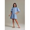 Mud Pie Women’s Mud Pie Women’s Milan Flounce Dress(Blue)
