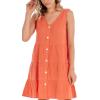Mud Pie Women’s Mud Pie Women’s Mindy Tiered Dress(Coral)