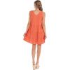 Mud Pie Women’s Mud Pie Women’s Mindy Tiered Dress(Coral)
