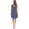 Mud Pie Women’s Mud Pie Women’s Mindy Tiered Dress(Stonewash)