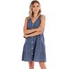 Mud Pie Women’s Mud Pie Women’s Mindy Tiered Dress(Stonewash)