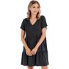 Mud Pie Women’s Mud Pie Women’s Tammy Tiered Dress(Charcoal)
