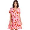 Mud Pie Women’s Mud Pie Women’s Tammy Tiered Dress(Pink)