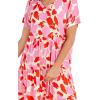 Mud Pie Women’s Mud Pie Women’s Tammy Tiered Dress(Pink)