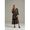 Mud Pie Women’s Mud Pie Women’s Yarn-dye Tiered Dress(Black)