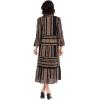 Mud Pie Women’s Mud Pie Women’s Yarn-dye Tiered Dress(Black)